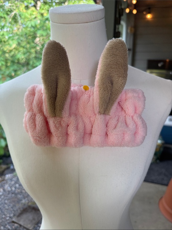 Other - Kids Plush Bunny Ear Headband - Pink